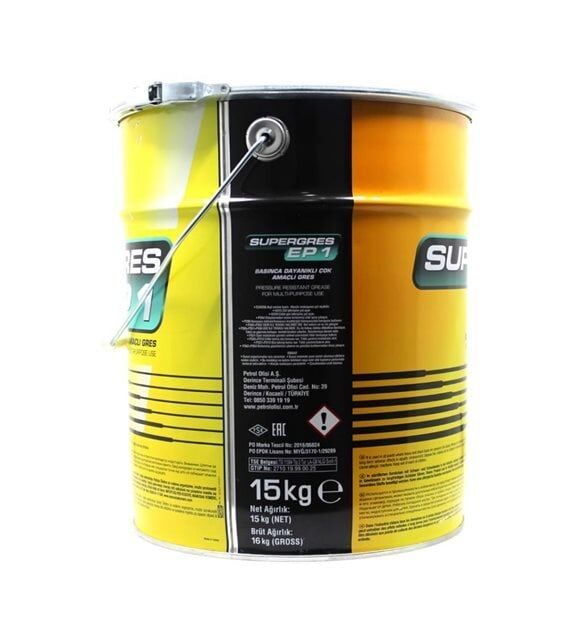 PETROL OFİSİ SUPER GRES EP 1 - 15 KG GRES YAĞI