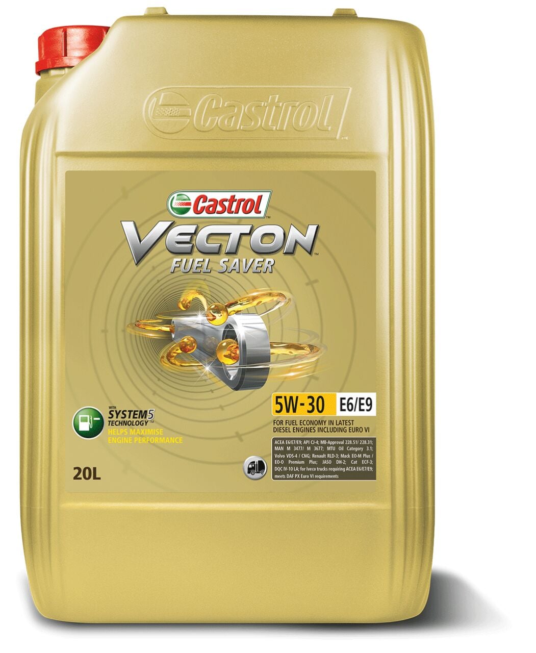 CASTROL VECTON LONG DRAİN 5W-30 CK-4 20 LİTRE MOTOR YAĞI