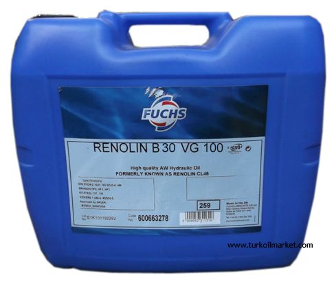 FUCHS RENOLİN B 30 VG 100 - 16 KG HİDROLİK YAĞI
